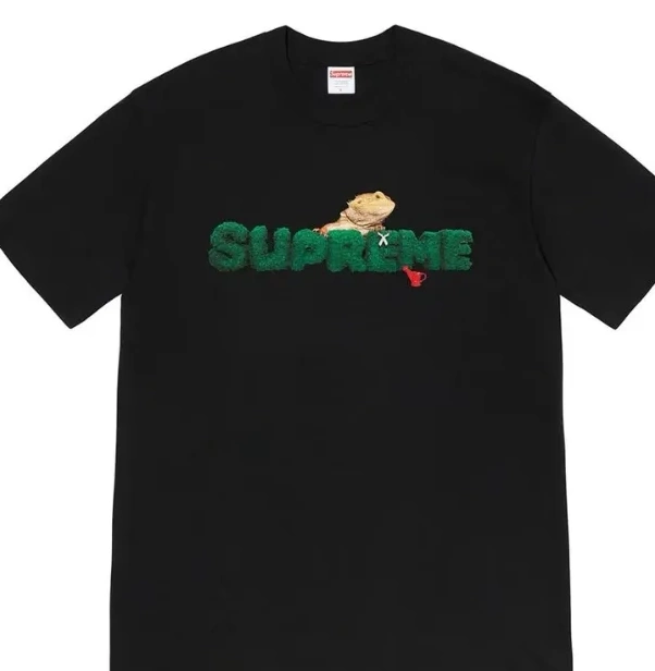 Environmental Logo T-shirt S L White Plant Lizard XL 20SS Short Black M sleeved Tee Green 0903